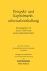 Buchcover Prospekt- und Kapitalmarktinformationshaftung