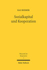 Buchcover Sozialkapital und Kooperation