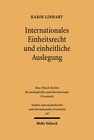 Buchcover Internationales Einheitsrecht und einheitliche Auslegung