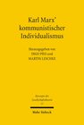 Buchcover Karl Marx' kommunistischer Individualismus