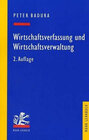 Buchcover Wirtschaftsverfassung und Wirtschaftsverwaltung