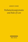 Buchcover Parlamentssuprematie und Rule of Law