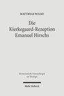 Buchcover Die Kierkegaard-Rezeption Emanuel Hirschs