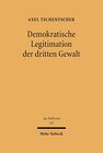 Buchcover Demokratische Legitimation der dritten Gewalt