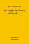 Buchcover Das mag in der Theorie richtig sein ...