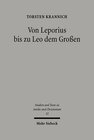 Buchcover Von Leporius bis zu Leo dem Großen