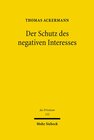 Buchcover Der Schutz des negativen Interesses