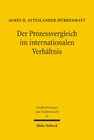 Buchcover Der Prozessvergleich im internationalen Verhältnis