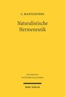 Buchcover Naturalistische Hermeneutik