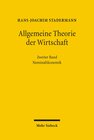 Buchcover Allgemeine Theorie der Wirtschaft