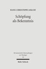 Buchcover Schöpfung als Bekenntnis