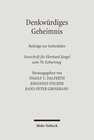 Buchcover Denkwürdiges Geheimnis