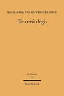 Buchcover Die cessio legis