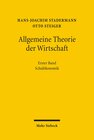 Buchcover Allgemeine Theorie der Wirtschaft