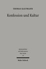 Buchcover Konfession und Kultur