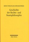 Buchcover Geschichte der Rechts- und Staatsphilosophie