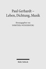 Buchcover Paul Gerhardt - Dichtung, Theologie, Musik
