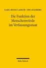 Buchcover Die Funktion der Menschenwürde im Verfassungsstaat