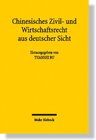 Buchcover Chinesisches Zivil- und Wirtschaftsrecht aus deutscher Sicht