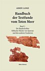 Buchcover Handbuch der Textfunde vom Toten Meer