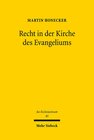 Buchcover Recht in der Kirche des Evangeliums