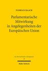 Buchcover Parlamentarische Mitwirkung in Angelegenheiten der Europäischen Union