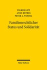 Buchcover Familienrechtlicher Status und Solidarität