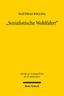 Buchcover "Sozialistische Wohlfahrt"