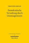 Buchcover Demokratische Verwaltung durch Unionsagenturen