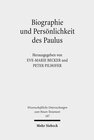 Buchcover Biographie und Persönlichkeit des Paulus
