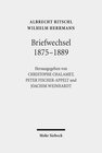 Buchcover Briefwechsel 1875 - 1889