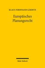 Buchcover Europäisches Planungsrecht