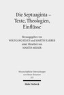Buchcover Die Septuaginta - Texte, Theologien, Einflüsse