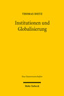 Buchcover Institutionen und Globalisierung