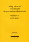 Buchcover Ludwig von Mises' ökonomische Argumentationswissenschaft