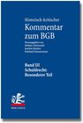 Buchcover Historisch-kritischer Kommentar zum BGB