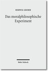 Buchcover Das moralphilosophische Experiment