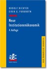 Buchcover Neue Institutionenökonomik