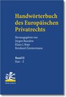 Buchcover Handwörterbuch des Europäischen Privatrechts