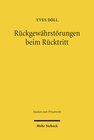 Buchcover Rückgewährstörungen beim Rücktritt