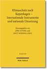 Buchcover Klimaschutz nach Kopenhagen - Internationale Instrumente und nationale Umsetzung