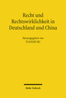 Buchcover Recht und Rechtswirklichkeit in Deutschland und China