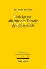 Buchcover Beiträge zur allgemeinen Theorie der Rationalität