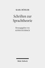 Buchcover Schriften zur Sprachtheorie