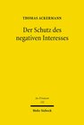 Buchcover Der Schutz des negativen Interesses