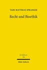 Buchcover Recht und Bioethik