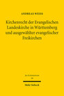 Buchcover Kirchenrecht der Evangelischen Landeskirche in Württemberg und ausgewählter evangelischer Freikirchen