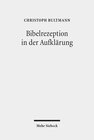 Buchcover Bibelrezeption in der Aufklärung