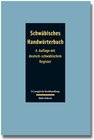 Buchcover Schwäbisches Handwörterbuch