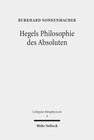 Buchcover Hegels Philosophie des Absoluten